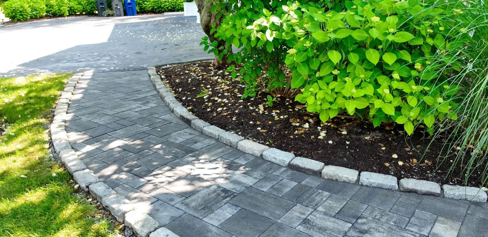 Walkway installation by Contrast Landscape