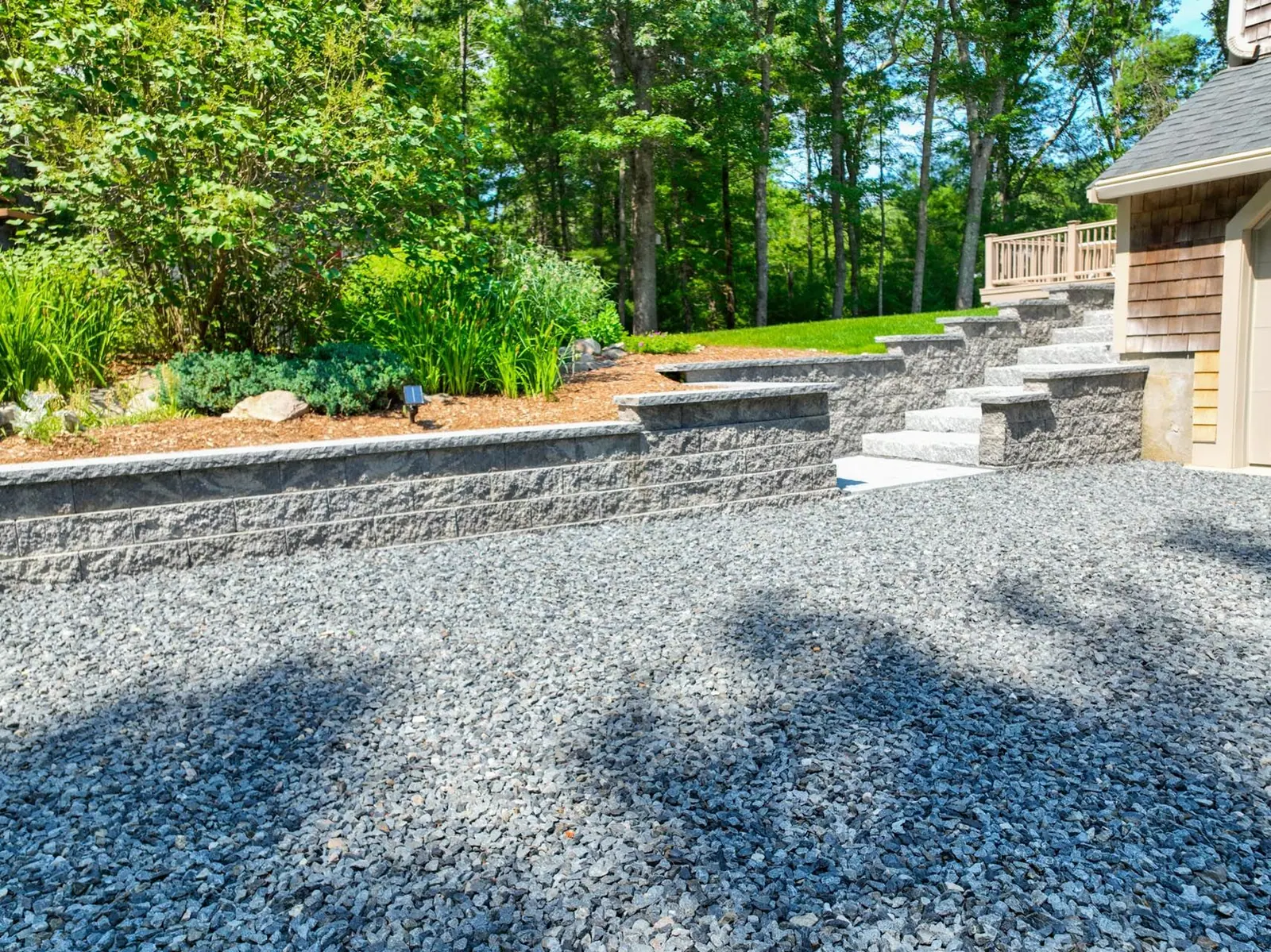 Outdoor landscaping and construction project in the Contrast Landscape project gallery